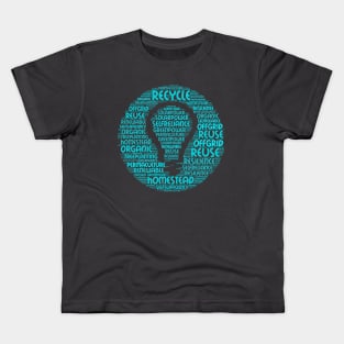 Ecological Word cloud Kids T-Shirt